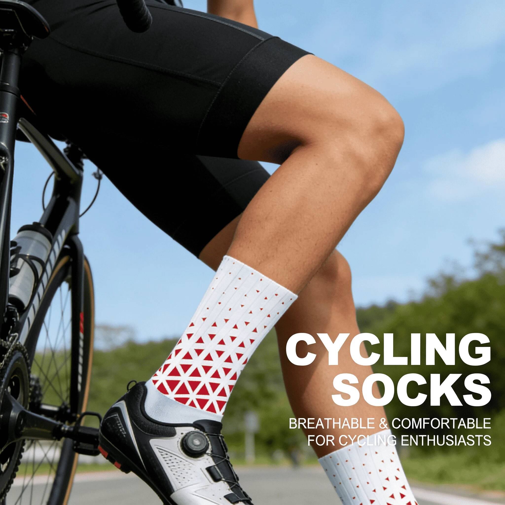 Cycling Gear Man - 2026 Professional Anti-Slip Cycling Socks Sweat-Absorbent