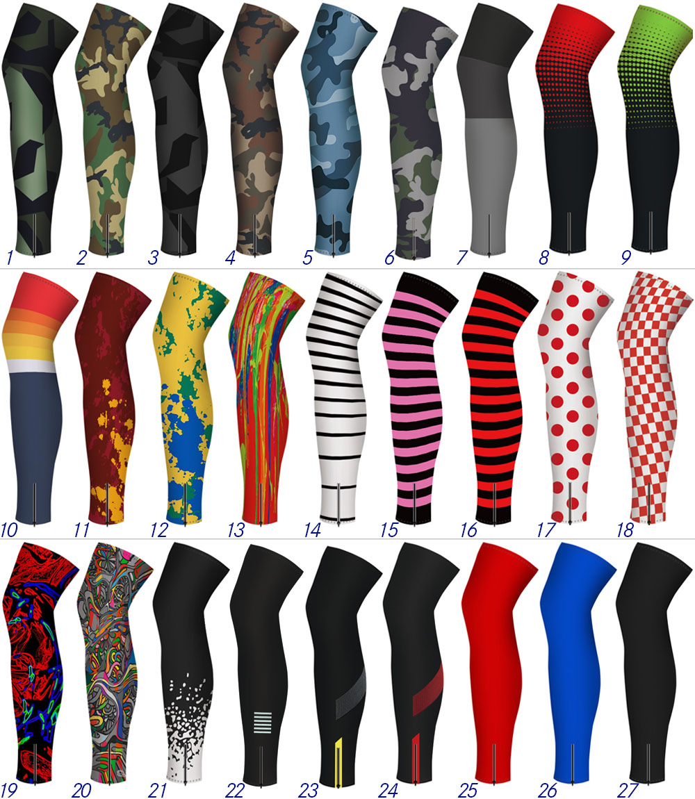 Cycling Gear Man - Thermal Fleece Cycling Leg Warmers, MTB