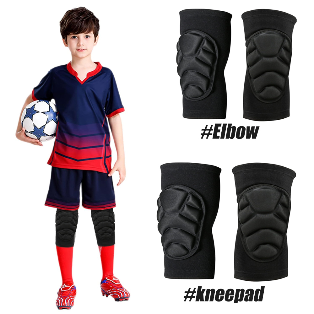 Youth Cycling Gear - 1Pair Kids Knee and Elbow Pads
