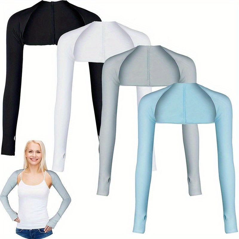 Cycling Arm Warmers - 1pc Ice Silk Arm Sleeve Women