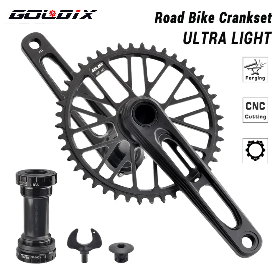 Gravel Bike Tires - GOLDIX CNC ROAD Cranks Arms Bicycle