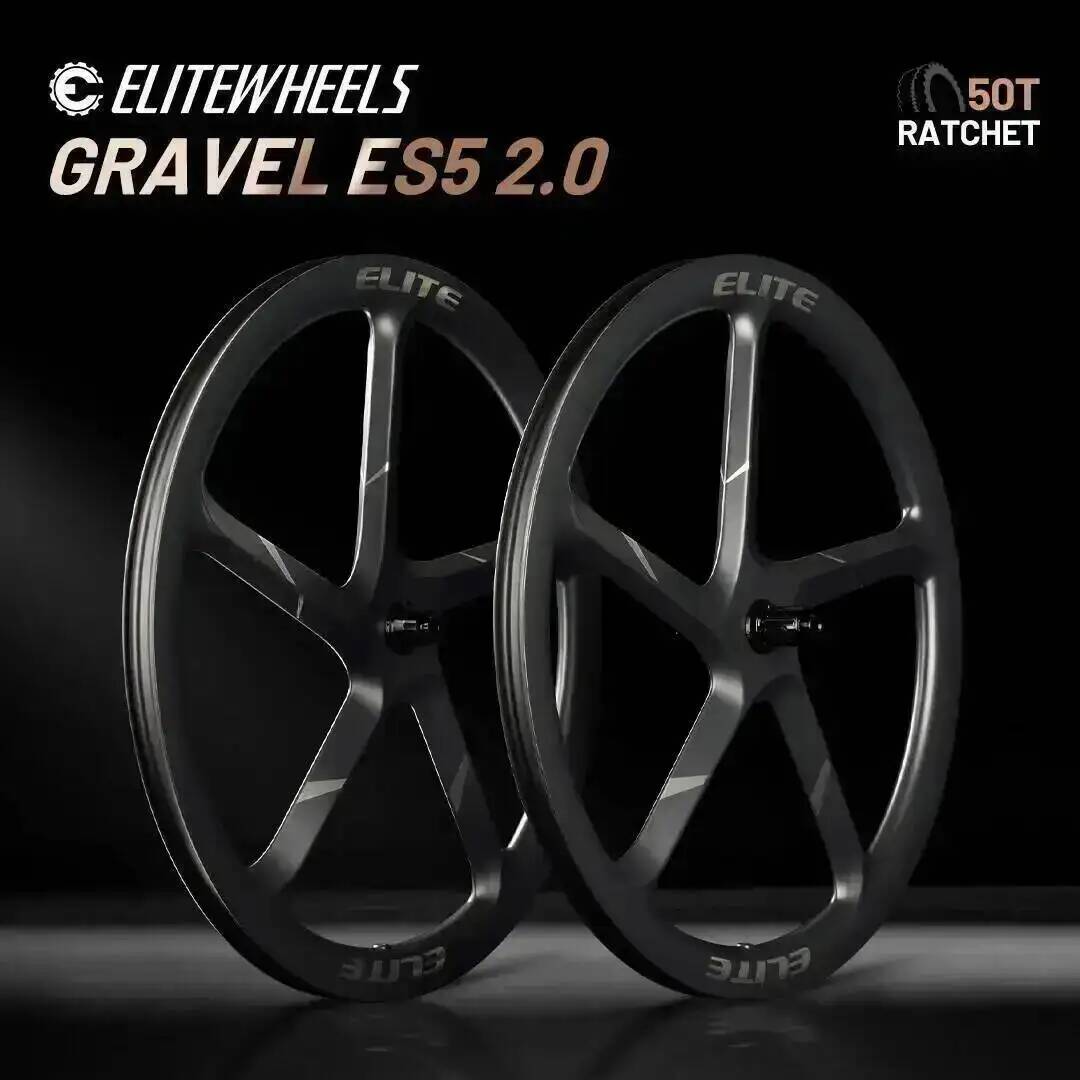 Gravel Bike Tires - ELITEWHEELS GRAVEL ES5 2.0 Carbon Spoke