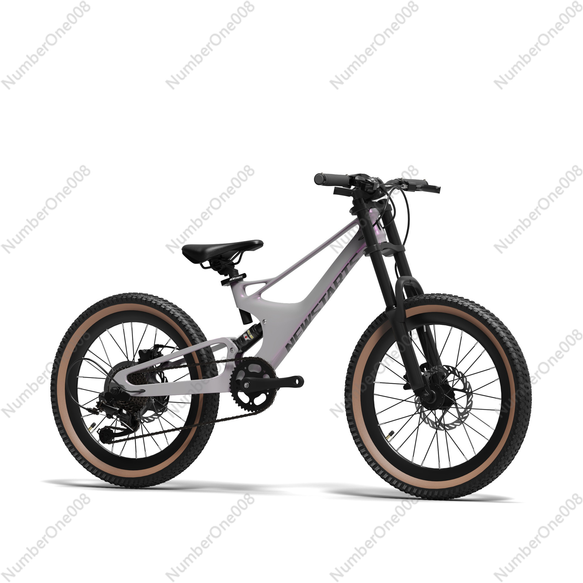 Youth Cycling Gear - 22 Inch Alloy Soft Tail Bicycle