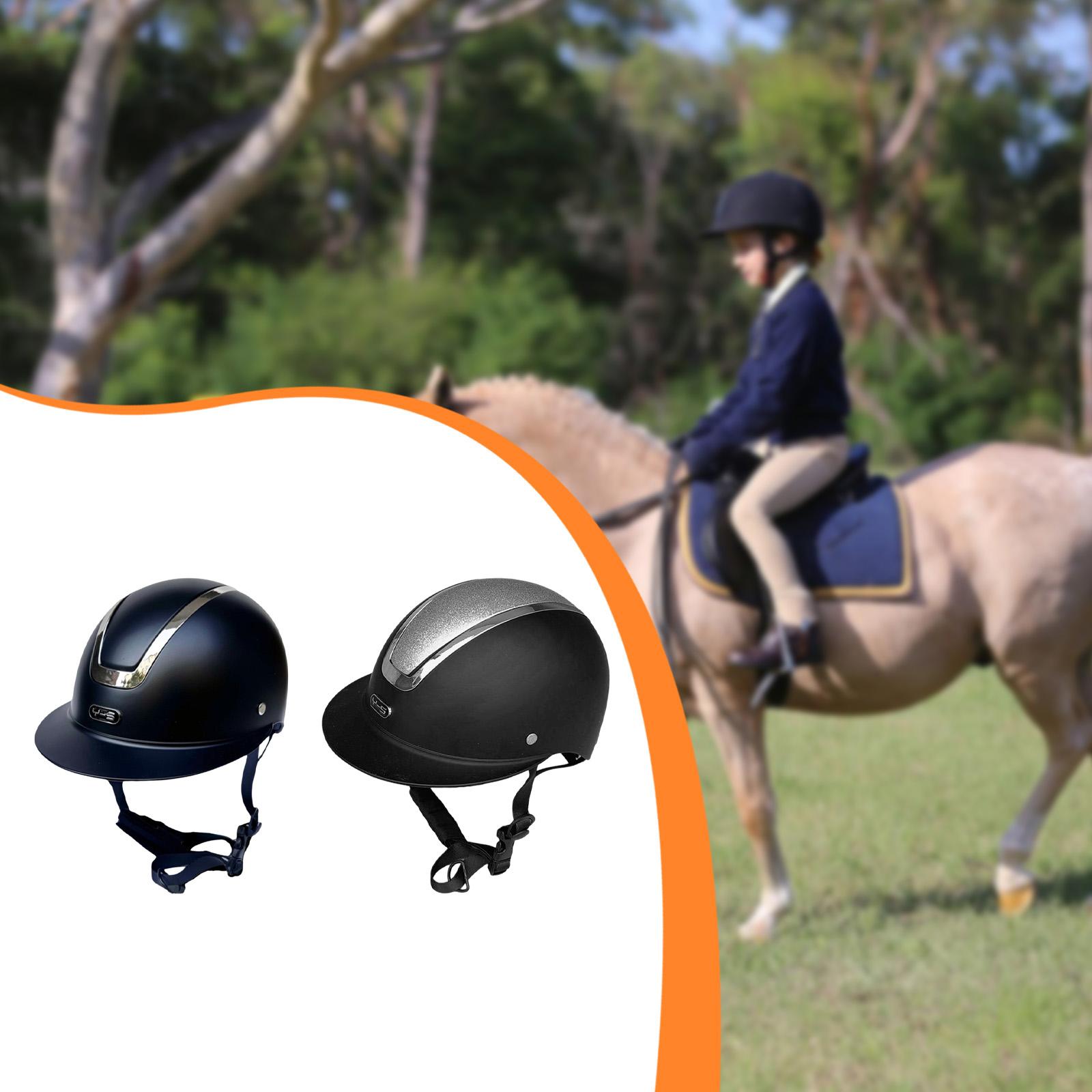 Youth Cycling Gear - Adjustable Youth Equestrian Helmet with Enhanced