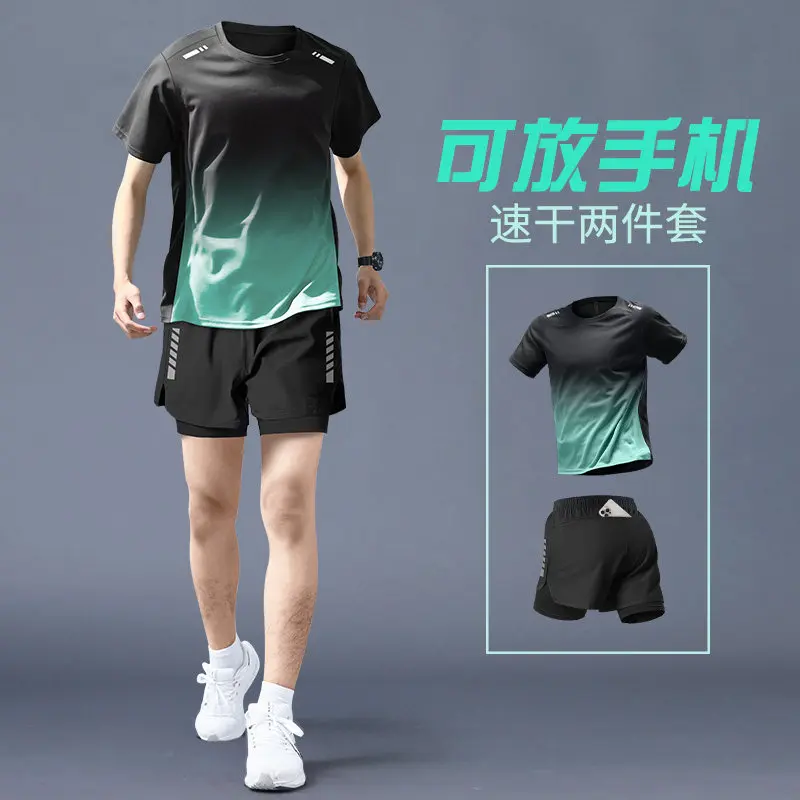 Men's Pro Running Set - Quick  - Cycling Gear Man ulasan dan harga