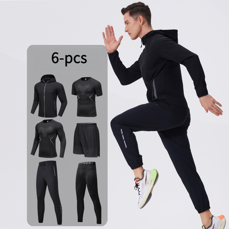 Men's 6-Piece Sportswear Set w - Cycling Gear Man ulasan dan harga
