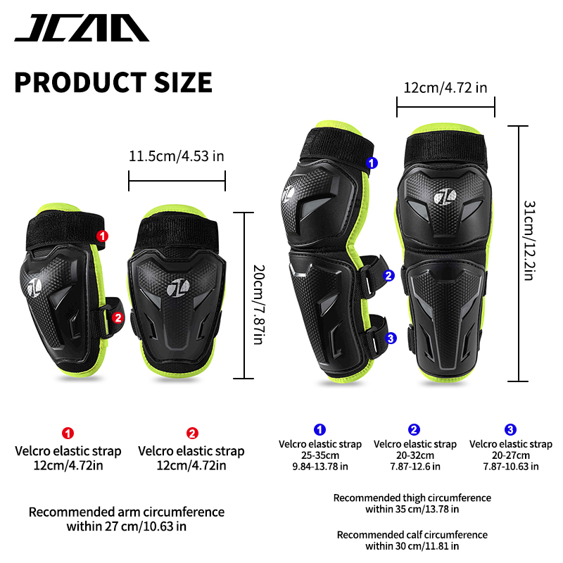 Kids Motorcycle Knee Elbow Pad - Youth Cycling Gear ulasan dan harga