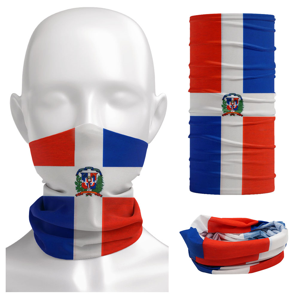 Dominica National Flag Bandana - Cycling Gear Man ulasan dan harga