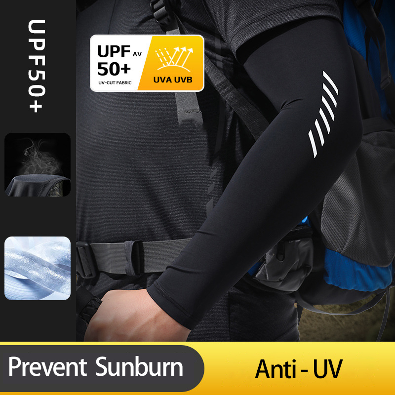 Summer Men Cycling Sleeves Sun - Cycling Arm Warmers ulasan dan harga