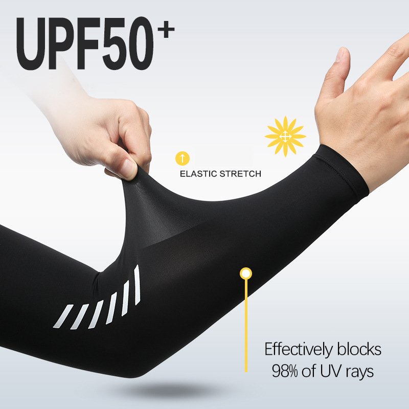 Summer Men Cycling Sleeves Sun - Cycling Arm Warmers ulasan dan harga