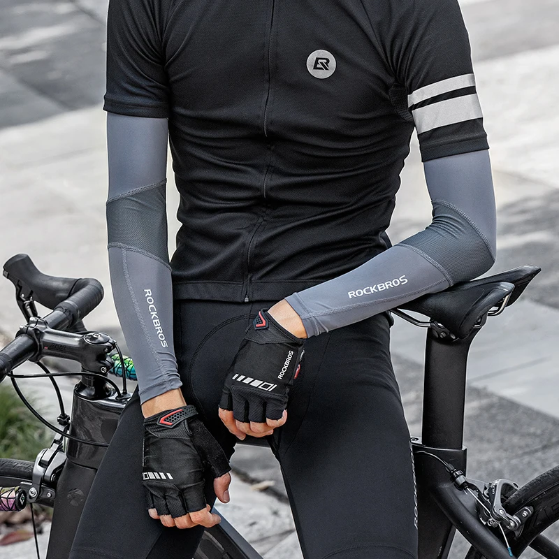 ROCKBROS Summer Arm Sleeves Ic - Cycling Arm Warmers ulasan dan harga