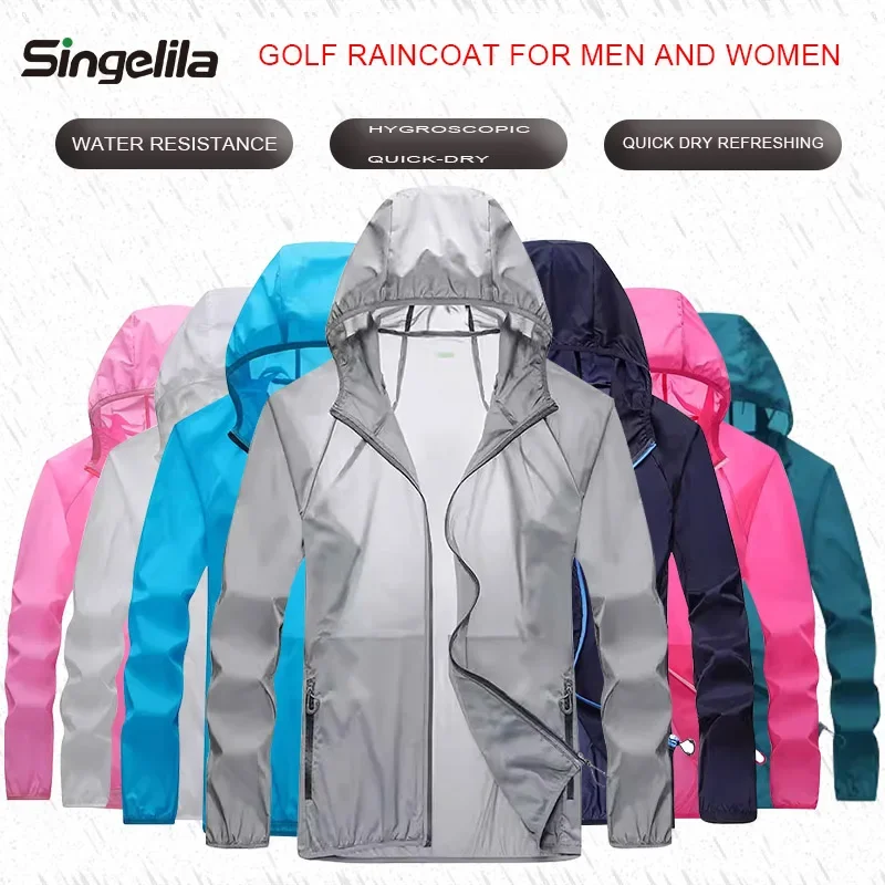 Golf Raincoat Lightweight Jack - Cycling Gear Man ulasan dan harga