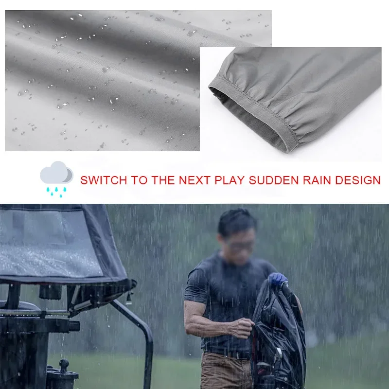 Golf Raincoat Lightweight Jack - Cycling Gear Man ulasan dan harga