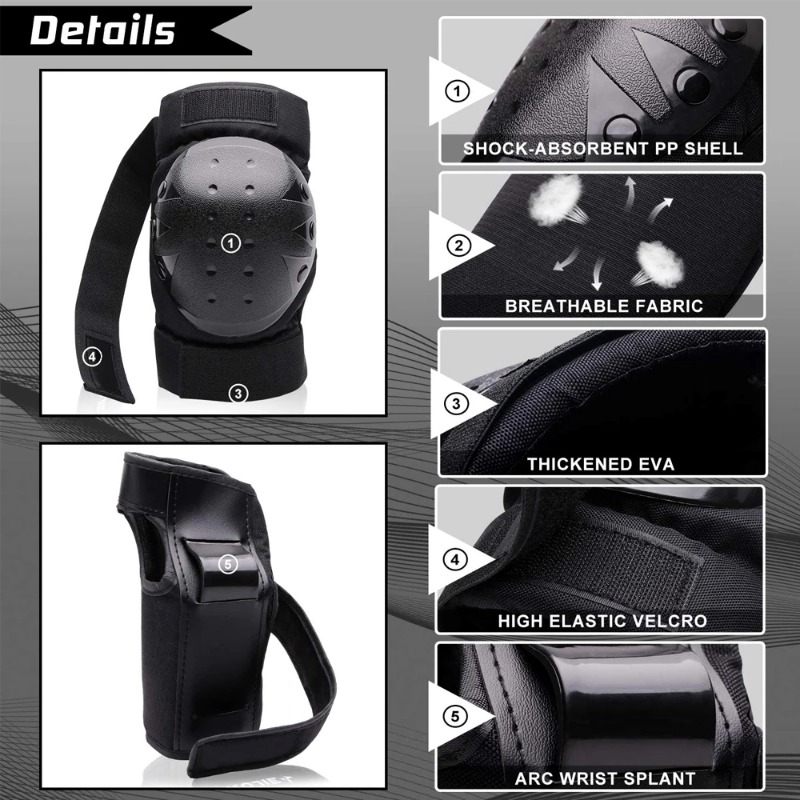 Adult Youth Protective Knee Pa - Youth Cycling Gear ulasan dan harga