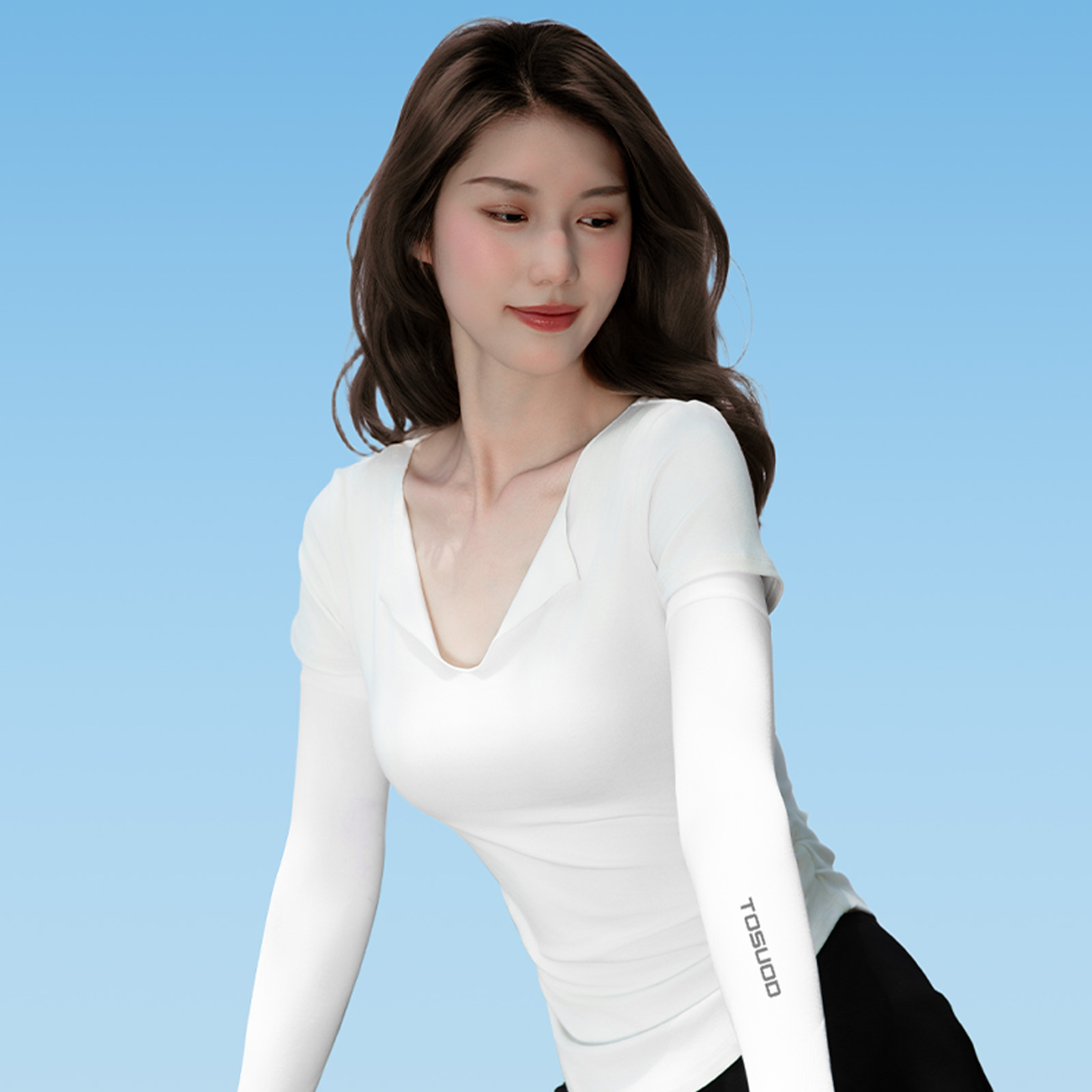 TOSUOD Ice Silk Bicycle Sleeve - Cycling Arm Warmers ulasan dan harga