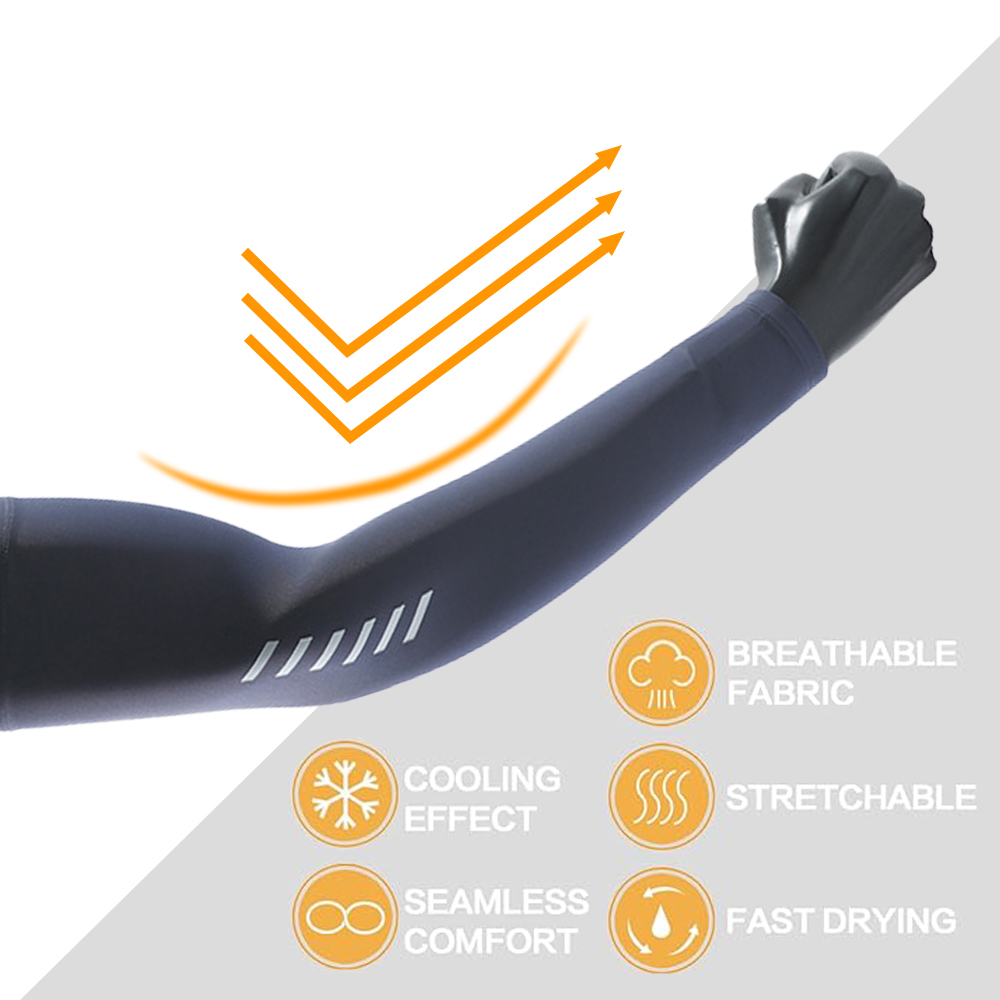 Ice Silk Sleeve UV Protection  - Cycling Arm Warmers ulasan dan harga