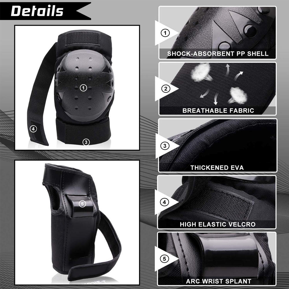 Adult Youth Protective Knee Pa - Youth Cycling Gear ulasan dan harga