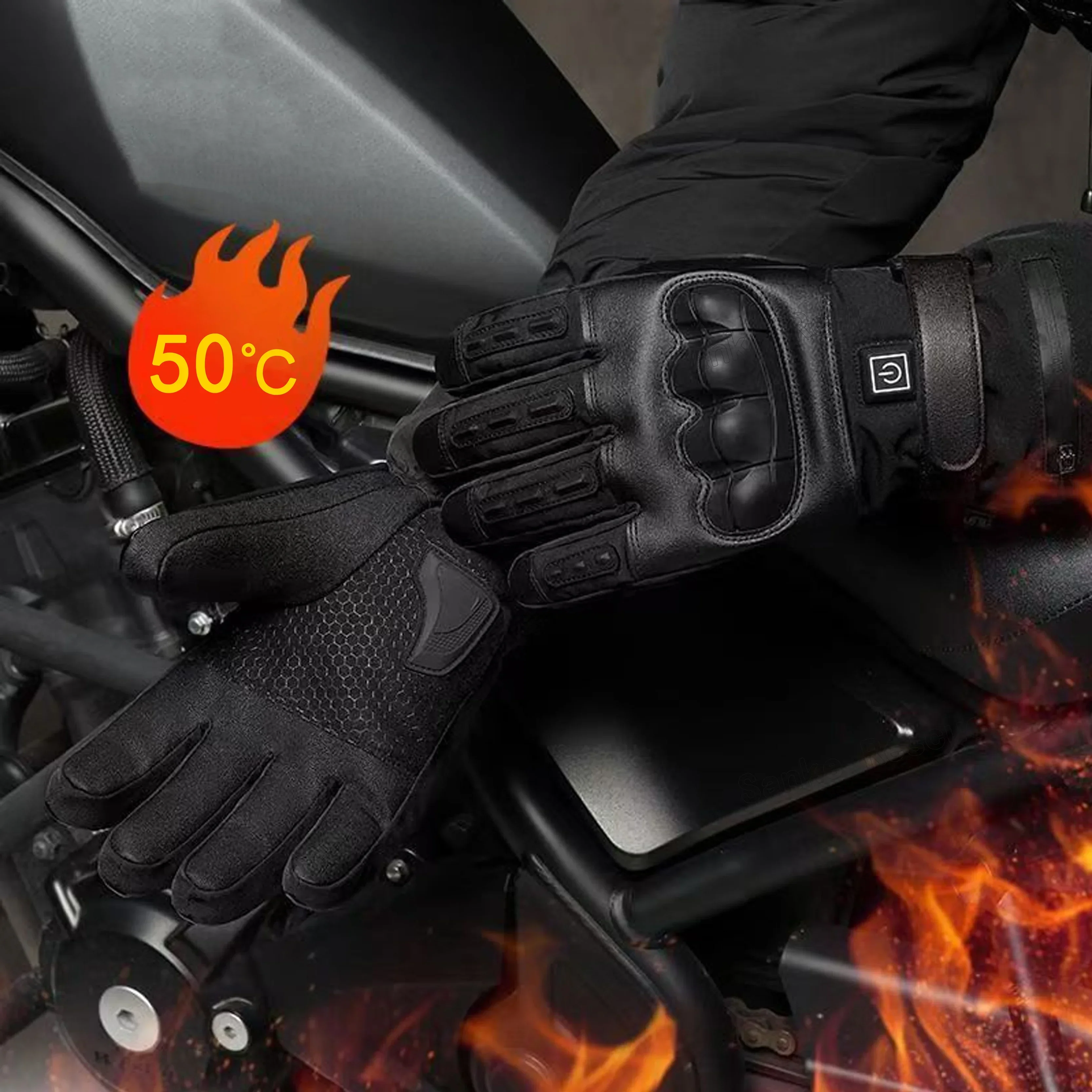 Heated Motorcycle Gloves for M - Cycling Gear In Winter ulasan dan harga