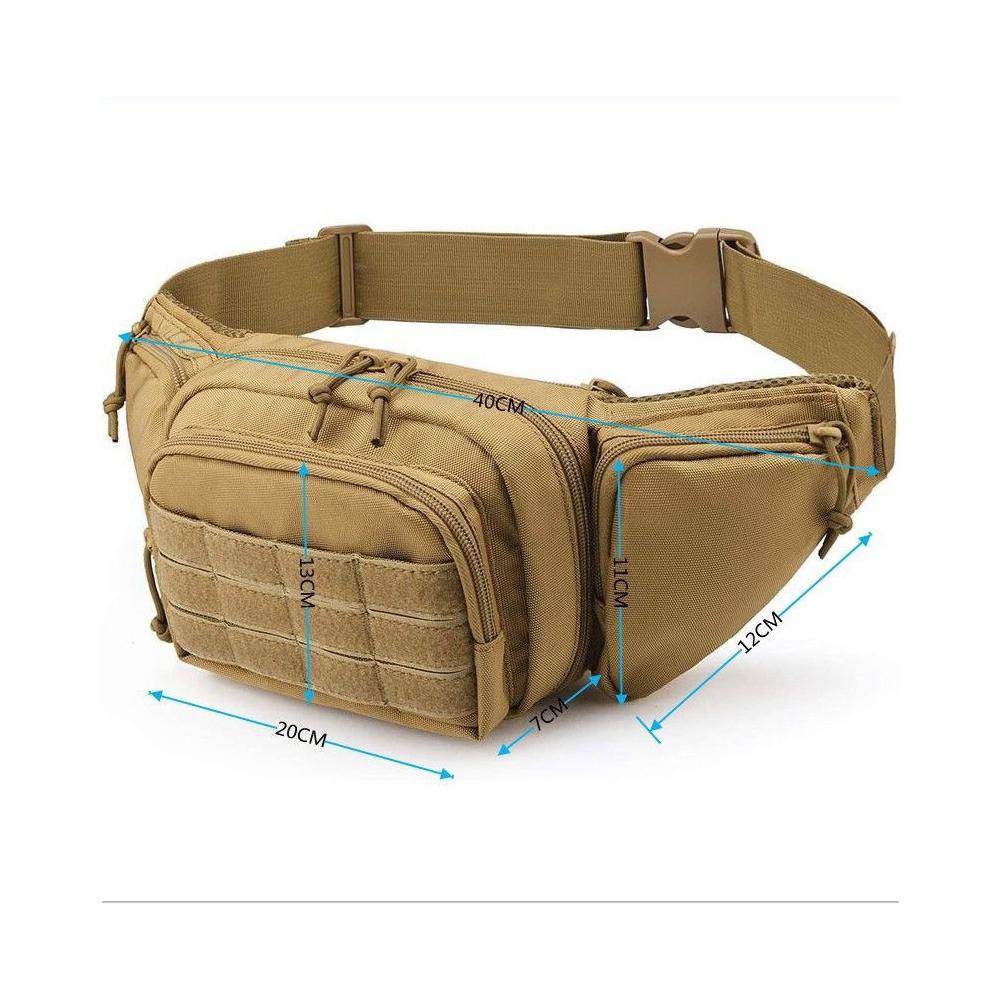 Tactical Waist Pack Waterproof - Cycling Gear Man ulasan dan harga