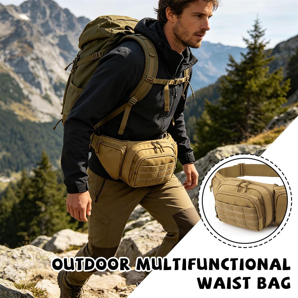 Tactical Waist Pack Waterproof - Cycling Gear Man ulasan dan harga